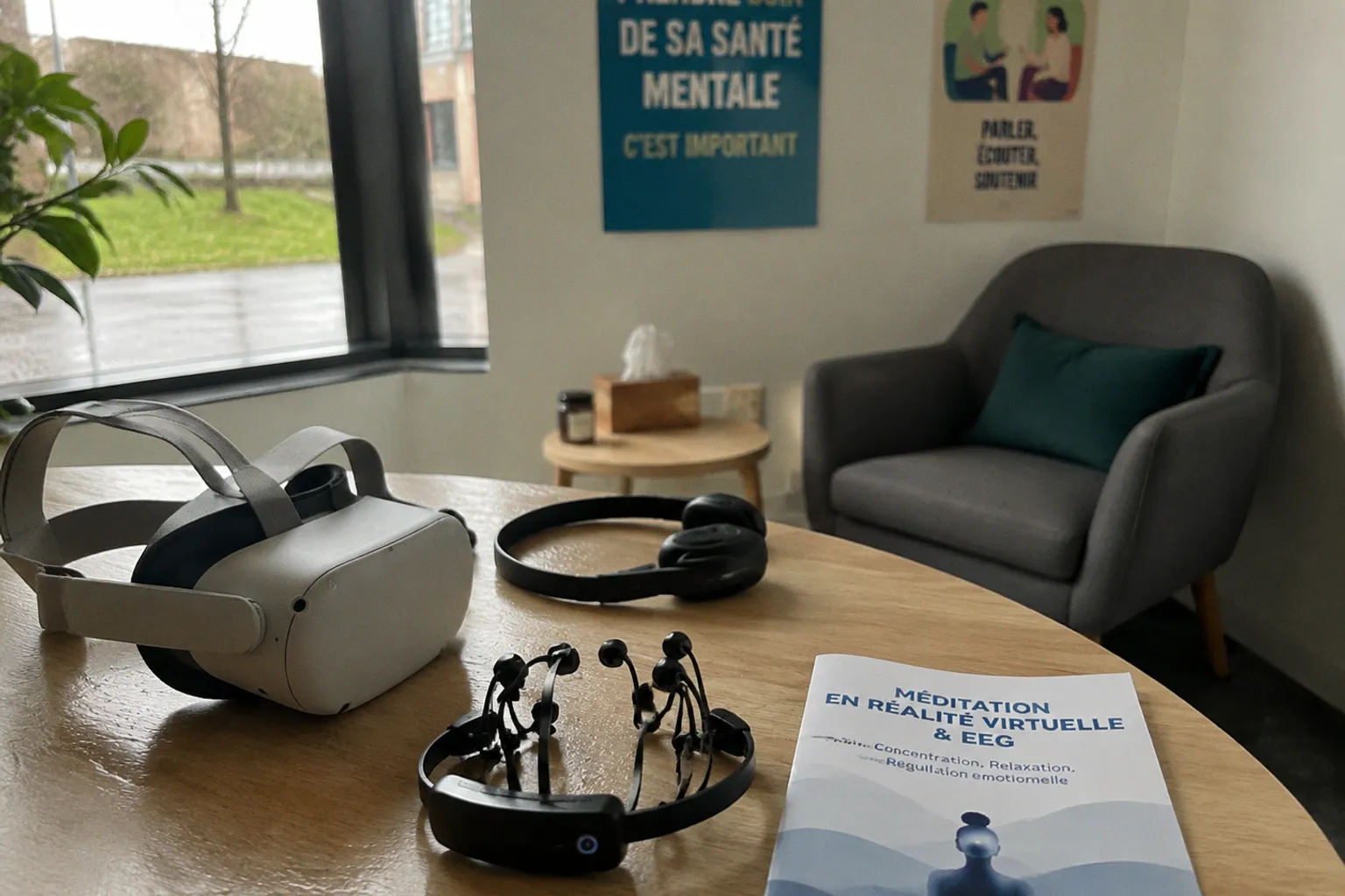 Méditation en réalité virtuelle et EEG : booster la concentration et la gestion émotionnelle