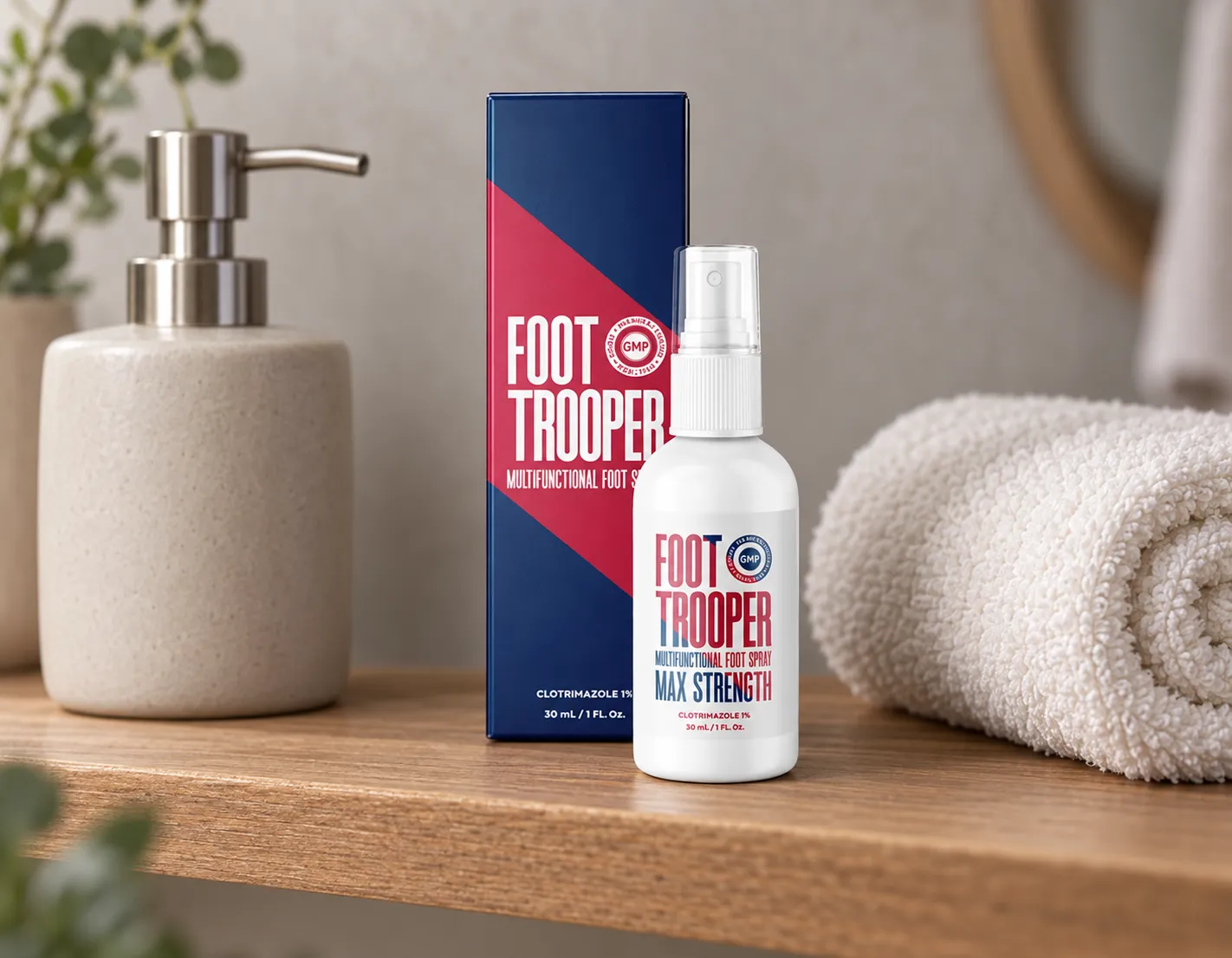 Foot Trooper-fungus remedy — le produit au quotidien