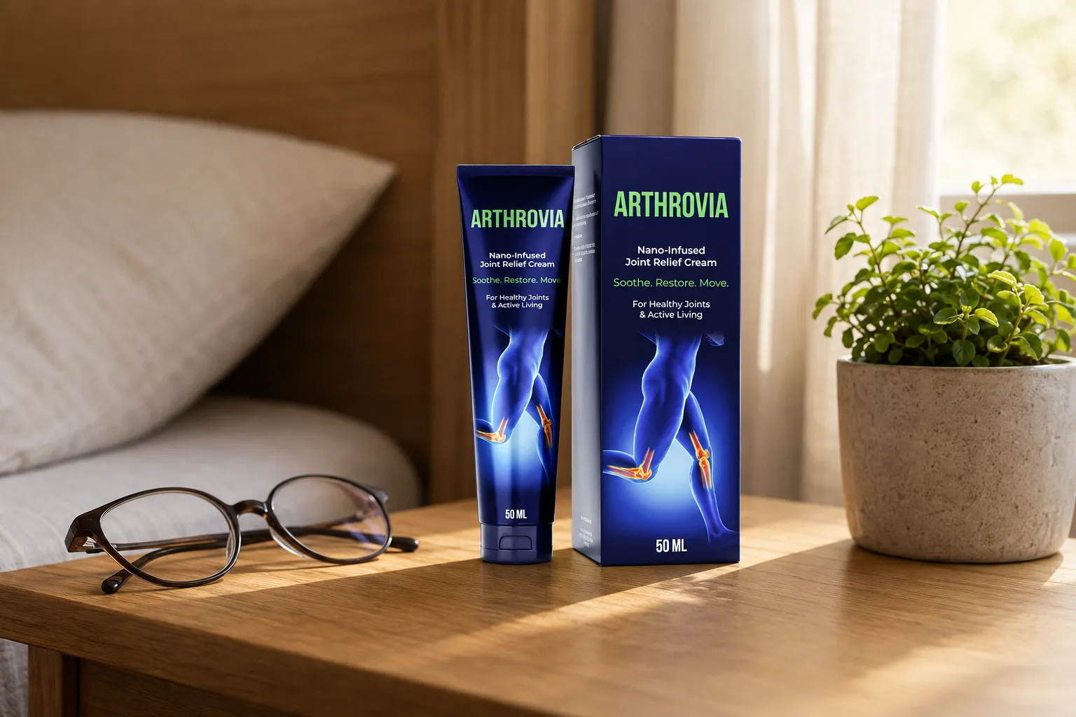 Arthrovia — le produit au quotidien