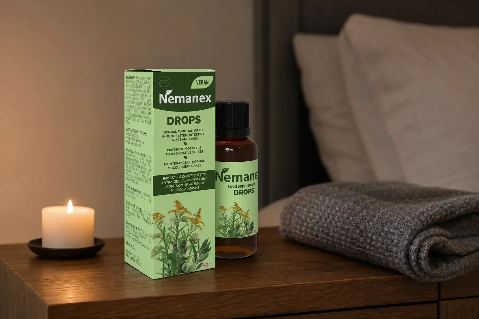 Nemanex — le produit au quotidien