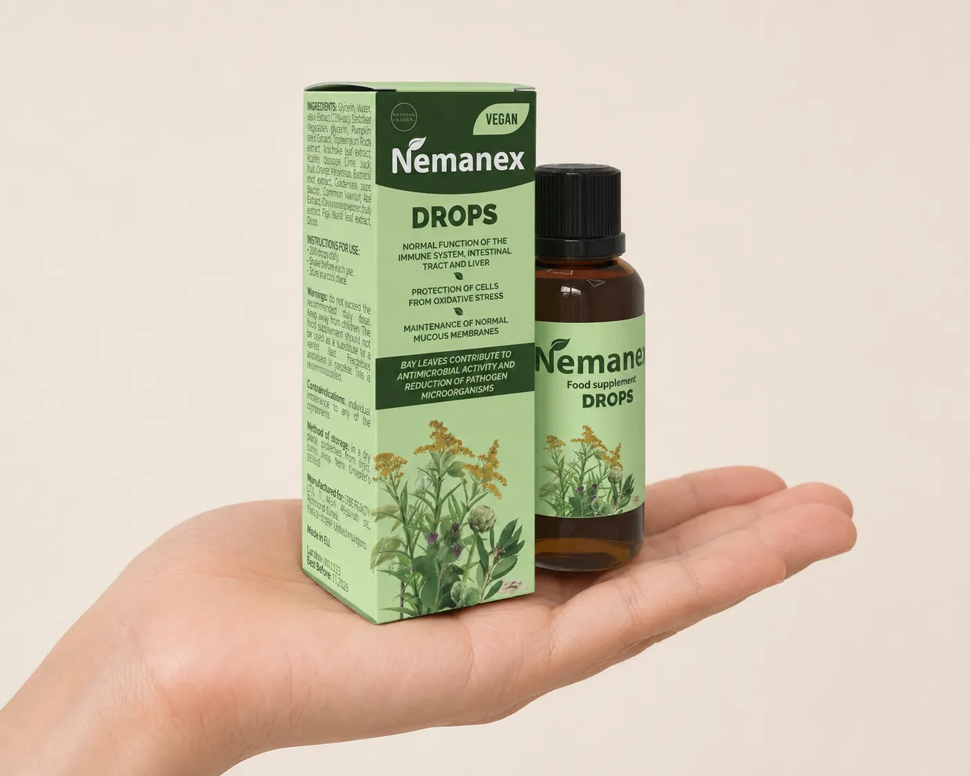 Nemanex — le produit en main